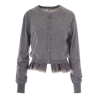 Liu Jo Dames, Truien, Grijs, Maat: XS Wol