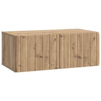 vidaXL Mueble Para Tv De Pared Roble Artesanal 78,5 X 41 X 30 Cm Vidaxl