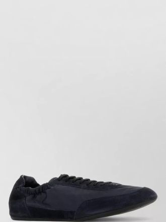Prada recycled nylon and suede low-top sneakers