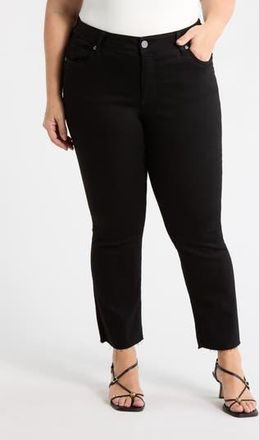 Kut from the Kloth Nikki Mid Rise Ankle Jeans in Black at Nordstrom Rack, Size 16W