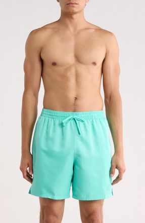 Nike 7-Inch Volley Swim Shorts in Bleached Turquoise at Nordstrom Rack, Size X-Large