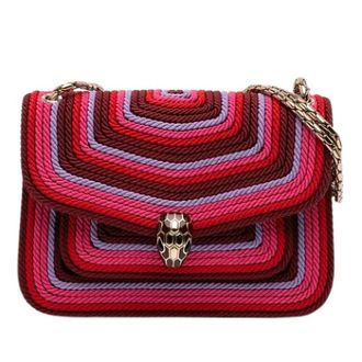 Bulgari Pre-owned Vintage Schoudertas - Dames - Vintage Schoudertas - Roze - ONE Size - Polyester - Vintage