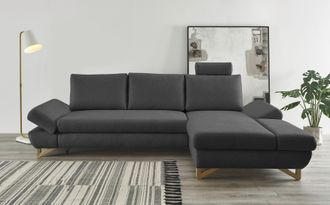 HOME AFFAIRE Schlafsofa »City/Giron« komfortable Bettfunktion (Liegefläche 245 x 138 cm), sowie Bettkasten