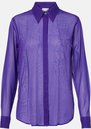 Dries Van Noten Camicia in misto seta