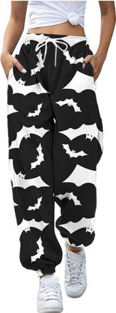 Generic Harem Trousers Pants for Women Womens Suits Dressy Casual Halloween Pj Bottoms Lace Leggings Ladies Size 14 Tights UK Cotton Zombie Gothic Clothing Le