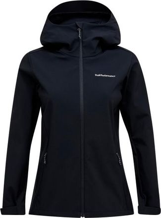 Peak Performance Explore Hood Jacket Softshelljacke f&uuml;r Damen | schwarz