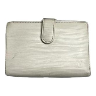 Louis Vuitton Pre-owned Wallets, female, White, Size: ONE SIZE Pre-owned Leather Wallet