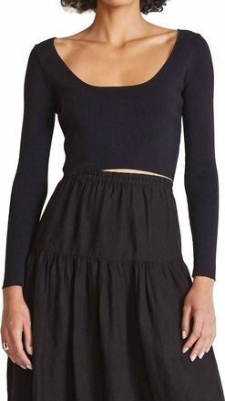 Apiece Apart Muriel Top In Black