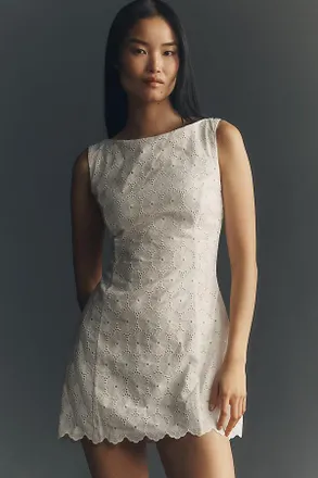 Faithfull The Brand Etore Bow Mini Dress