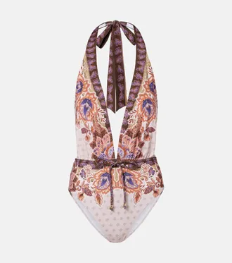 Alexandra Miro Willow printed swimsuit
