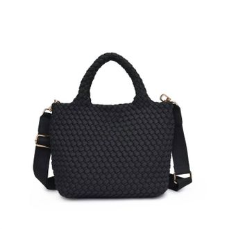 Sol and Selene Womens Skys The Limit Small Sustainable Crossbody Bag In Black