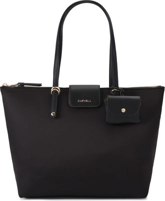 Carvela Womens Marcela Nylon Tote Bag - Black - One Size