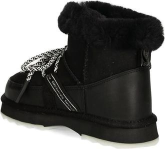 Emu lace-up shearling boots - women - Sheepskin/Rubber/Sheepskin/PVC - 37 - Black