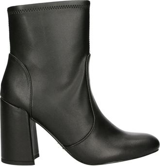 Steve Madden Polyurethaan Laarzen en Enkellaarsjes - Dames - Laarzen met Hak - Zwart - 37 EU - Schoenen
