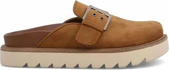 Mia Womens Zamira Suede Mules In Chestnut