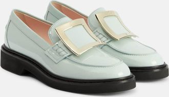 Roger Vivier Viv Rangers patent leather loafers