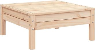 vidaXL Taburete De Jard&iacute;n Madera Maciza De Pino Vidaxl