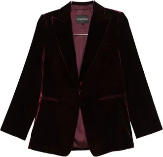 Emporio Armani Single-Breasted Jacket-Donna