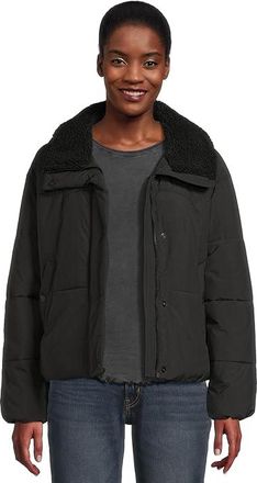 Levi's Western Puffer Jacket Womens Jacket Black : XL, Nylon