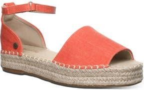 Bearpaw Affagato Espadrille Sandal in Coral at Nordstrom Rack, Size 11
