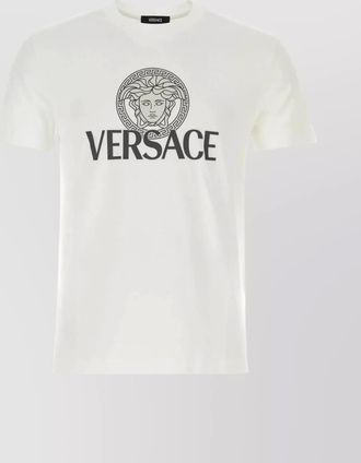Versace timeless crew-neck short sleeve t-shirt