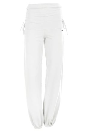 Winshape Sporthose WINSHAPE WH1, Damen, Gr. XL, Normalgr&ouml;ssen, weiss (wei&szlig;), 90% Baumwolle, 10% Elasthan, Hosen Sporthose, mit seitlicher Raffung