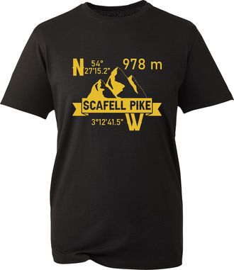 Generic Europe Mountain Range T-Shirt Mountain Climbers Ben Macdui, Ben Nevis, Cairn Gorm, Glyder Fawr, Helvellyn, Pen y Fan, Scafell Pike, Snowdon Tee Top (B