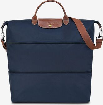 Longchamp Verstellbare Segeltuch-Reisetasche Le Pliage Original