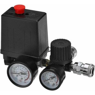 OEM Regulador De Presion Para Compresor De Aire - 220 V - Rango 0-180 Psi - Conexion Rapida G1/4 - 1 Unidad