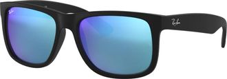 Ray-Ban Sunglasses, male, Black, Size: 55 MM Justin Sunglasses