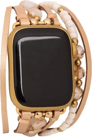 Saachi Saachi Beaded Dream Leather Watch Band