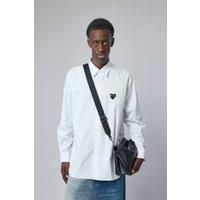 Comme Des Gar&ccedil;ons Shirt Black Emblem Woven