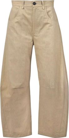 PDR Phisique Du Role Wide Trousers, female, Beige, Size: M Wide Trousers
