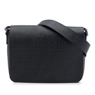 Fendi Pre-owned Fendi Zucca Spalmati Flap Crossbody Ladies EU4K2SK7WWKWJ3VE