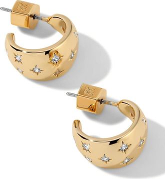 Miranda Frye Lunette Hoop Earrings in Gold at Nordstrom