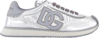 Dolce & Gabbana Lage Top Kussen Sneakers - Dames - Sneakers - Grijs - 35 EU - Schoenen