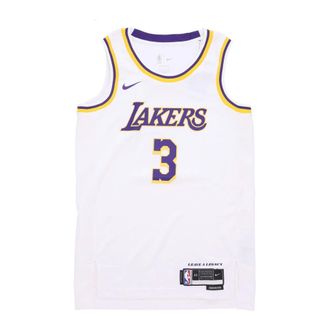 Nike Sportswear, male, White, Size: XL Basketball Tank Top Swingman Jersey Anthony Davis