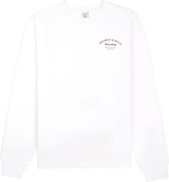 Sporty & Rich Wellness cotton sweatshirt - unisex - Cotton - M - White
