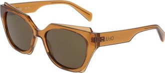 Liu Jo LJ809S 200 Womens Sunglasses Brown Size 55