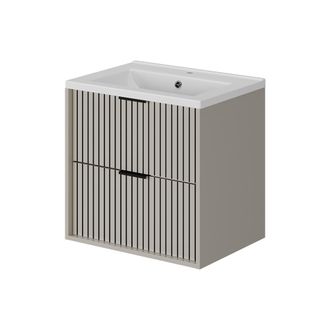 Vicco Conjunto De Muebles De Ba&ntilde;o Ruford, Cachemira, 60 X 57 Cm Con Lavabo, Vicco