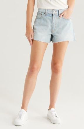 Re/Done The Easy Rider High Waist Cutoff Denim Shorts in Cielito at Nordstrom Rack, Size 27