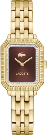 Lacoste Parisienne Crystal Bracelet Watch in Brown at Nordstrom