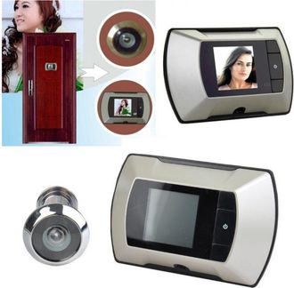 Trade Shop Trade Shop - C&aacute;mara De Mirilla Electr&oacute;nica Pantalla Digital Toma Fotos Lcd Color 2.4