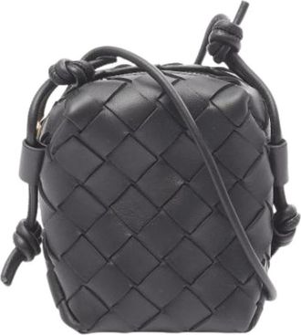 Bottega Veneta Pre-owned Mini Bags, female, Black, Size: ONE SIZE Pre-owned Mini Shoulder Bag