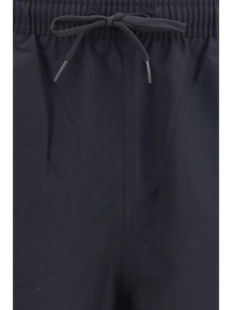 Fred Perry Mens Swim Shorts Black Recycled Polyester Beachwear Sea Clothing