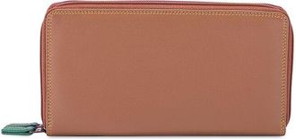 Mywalit Large Double Zip Around Leather Purse