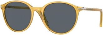 Persol Authentieke Premium Kwaliteitsbrillen - unisex - Zonnebrillen - Geel - 53 MM - Accessoires