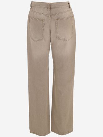 By Malene Birger Womens Jeans Beige Cotton