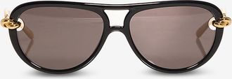 Bottega Veneta Piloten-Sonnenbrille aus Acetat