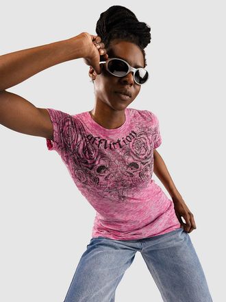 Affliction Forgotten T-Shirt pink